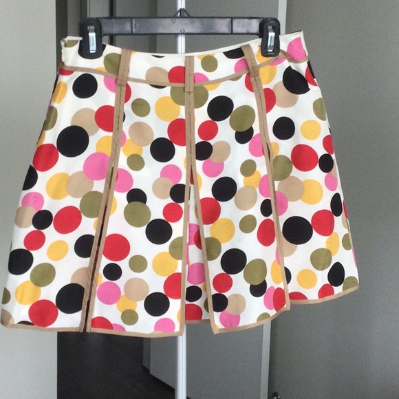 Holt Renfrew silk polka dot skirt - Picture 2 of 4